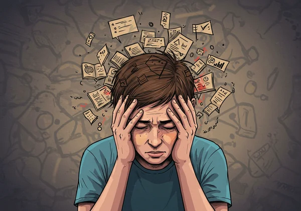 Seseorang berasa terbeban oleh pelbagai tugasan yang menuntut