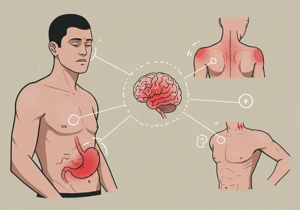 Seseorang mengalami pelbagai gejala fizikal akibat kebimbangan