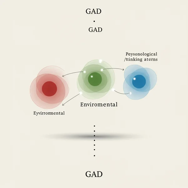 Abstract visual of interconnected biological, environmental factors